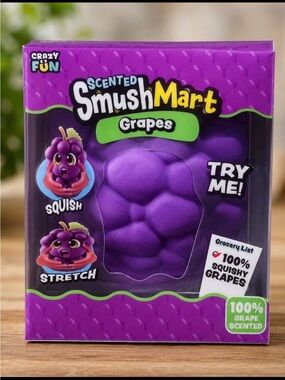 Scented Grapes Squishy Toy - Purple